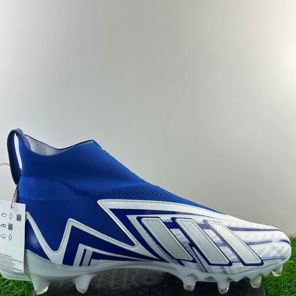 Adidas Freak Ultra 23 Inline Men Size 11.5 Blue White Football Cleats GW4171 NEW - Picture 4 of 8
